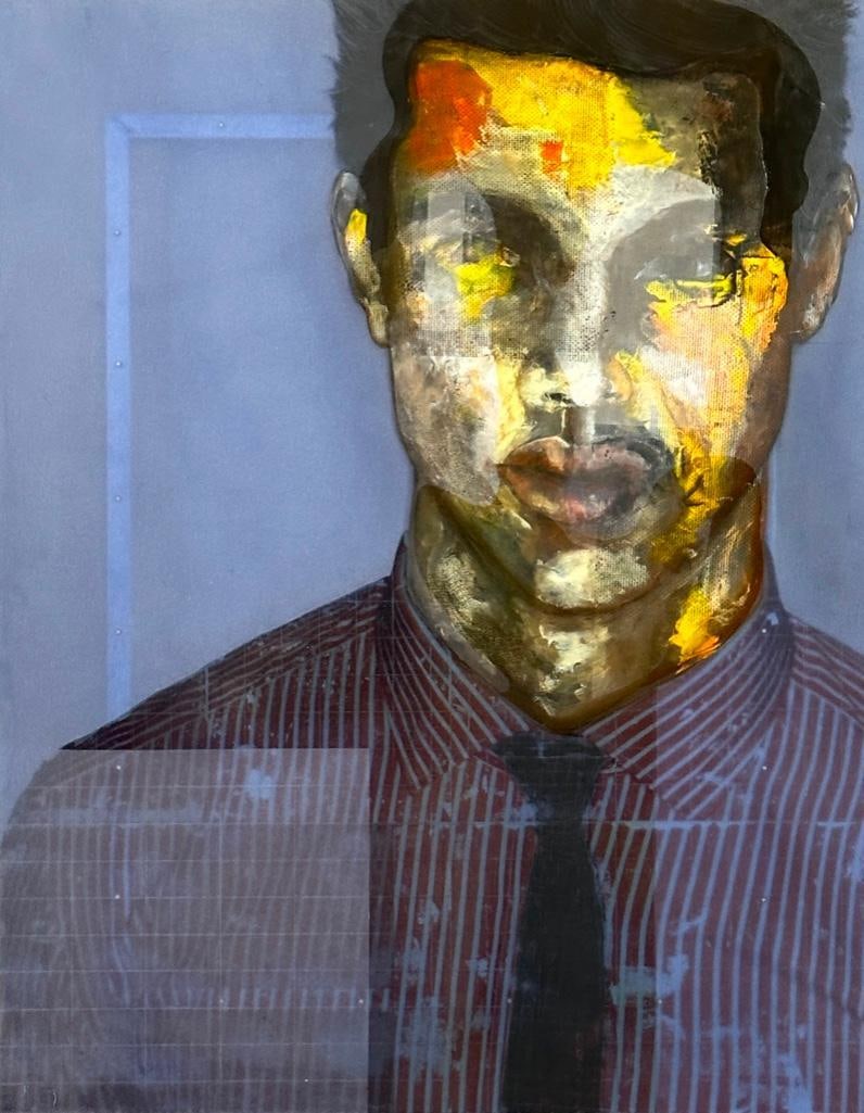 Rogelio Manzo Painting, "Romualdo" (1 of 10)