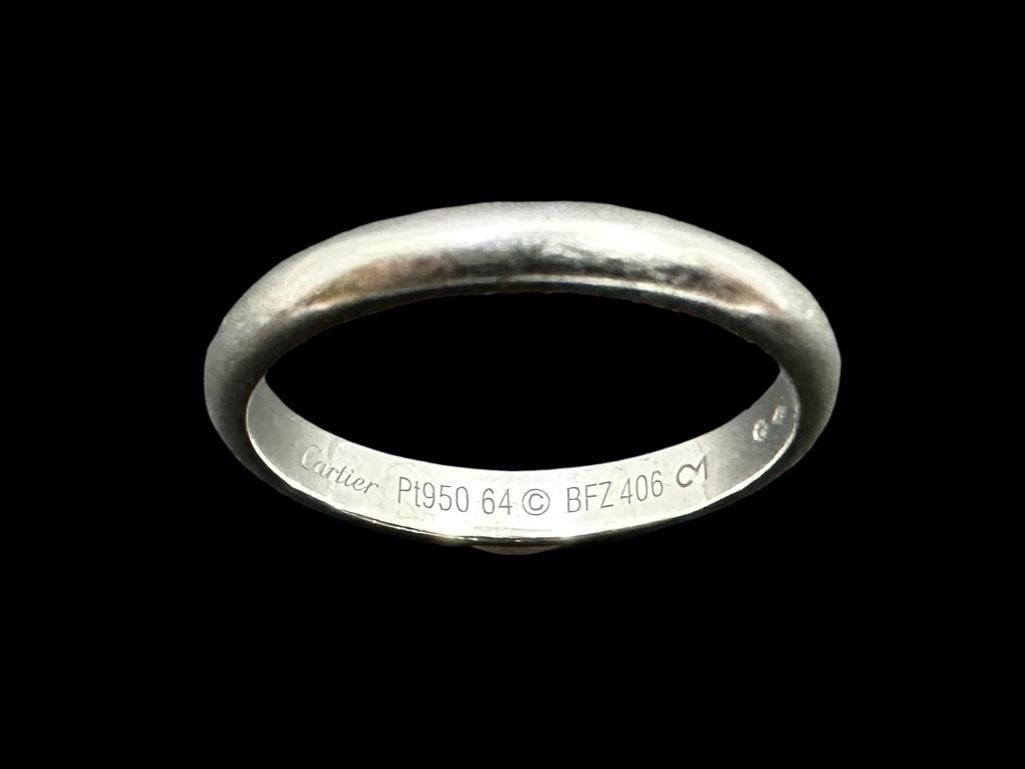 Cartier Platinum Band Ring (1 of 7)