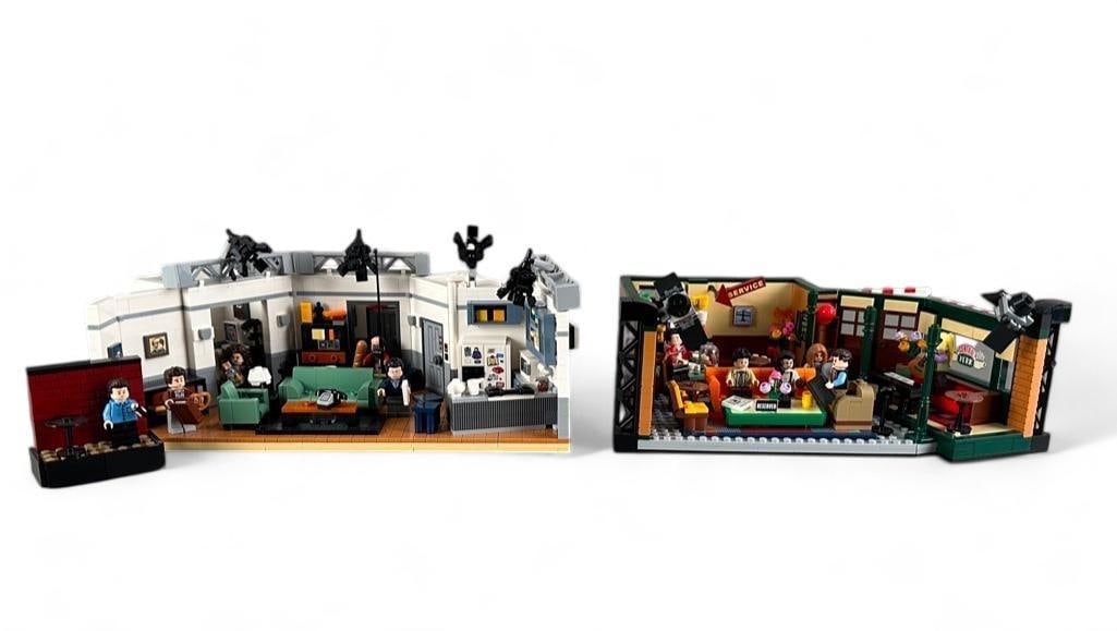 Two Lego Completed Models, Friends and Seinfeld Television Sets (1 of 20)