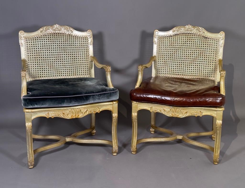 Pair of Regence Style Fauteuils, Modern (1 of 13)