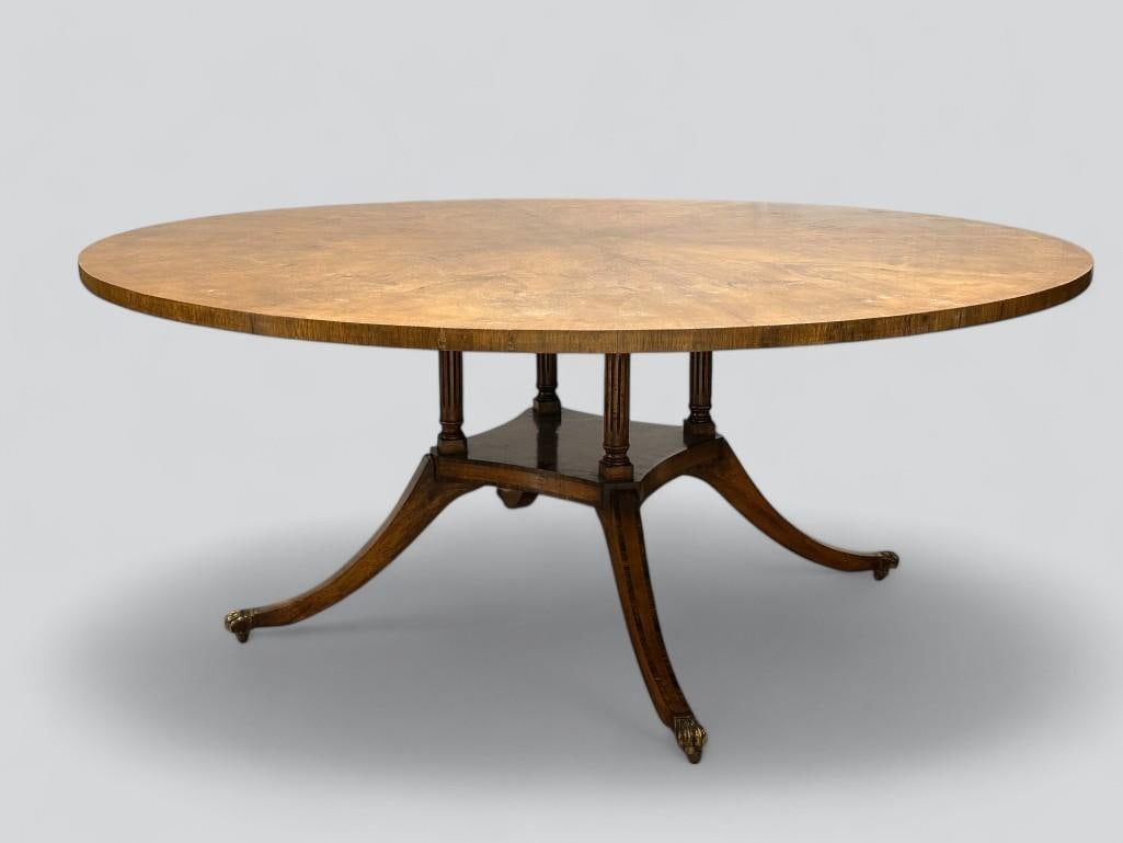 Regency Style Dining Table, Modern (1 of 19)