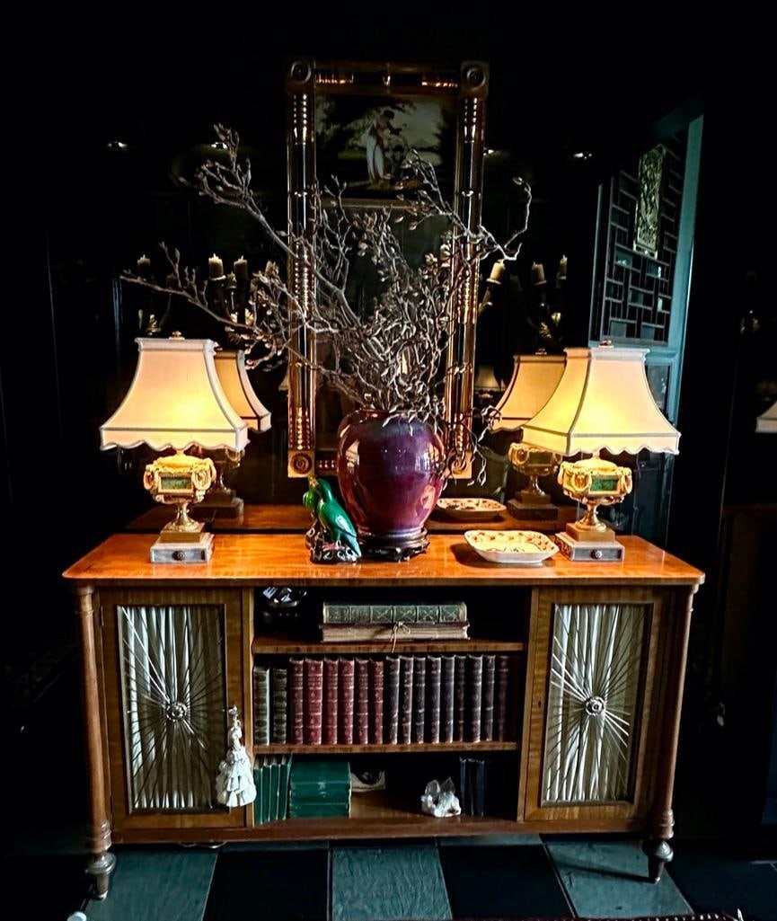 Baker Furniture Regency Style Console Cabinet (1 of 16)