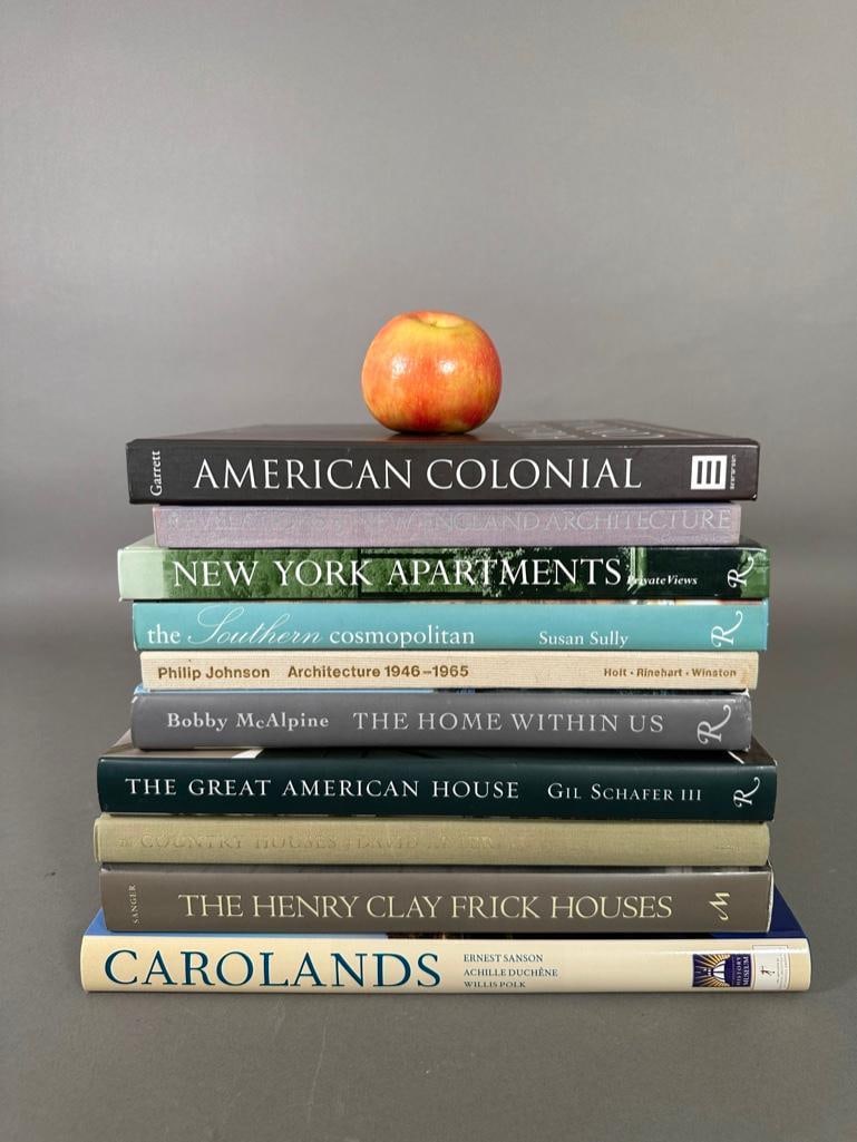 10 Volumes on American Houses and Architecture: 10 Volumes on American Houses and Architecture: American Colonial. Philip Johnson Architecture 1946-65. The Henry Clay Frick House. Carolands. New York Apartments. The Southern Cosmopolitan. The Count