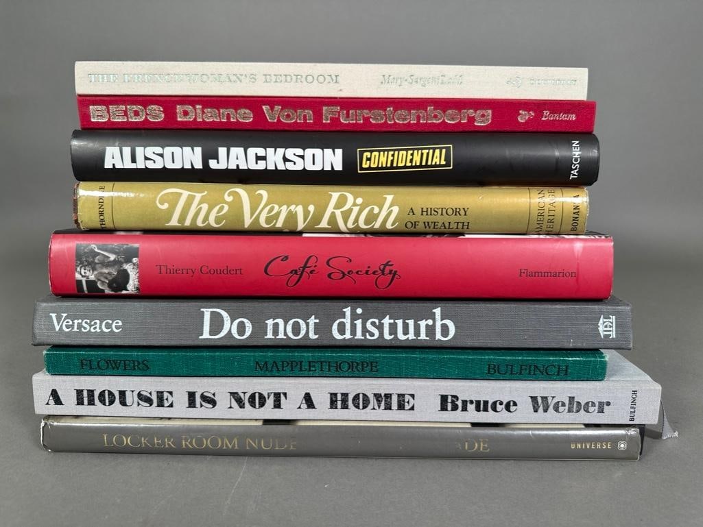 9 Volumes on Fashion, Nudes, Art, Society, Versace, Bruce Weber, DVF: 9 Volumes on Fashion, Nudes, Art, Society: Do Not Disturb. Locker Room Nudes. Mapplethorpe Flowers. DVF Beds. The French Woman's Bedroom. A House is Not a Home. Alison Jackson Confidential. The Ve
