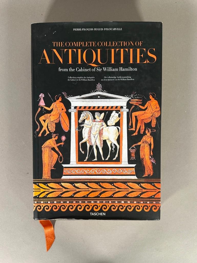 The Complete Collection of Antiquities, Cabinet of William Hamilton: The Complete Collection of Antiquities, from the Cabinet of William Hamilton, oversized volume published by Taschen, in dust jacket. Dimensions: 17.5 x 12 x 3 in. Condition: Very good with some light 