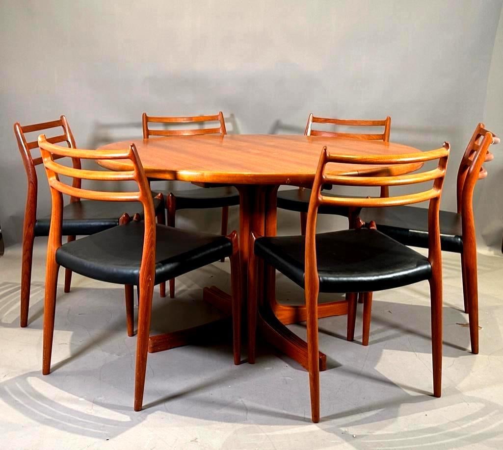 Niels Otto Moller #78 Teak Chairs and Table (1 of 17)