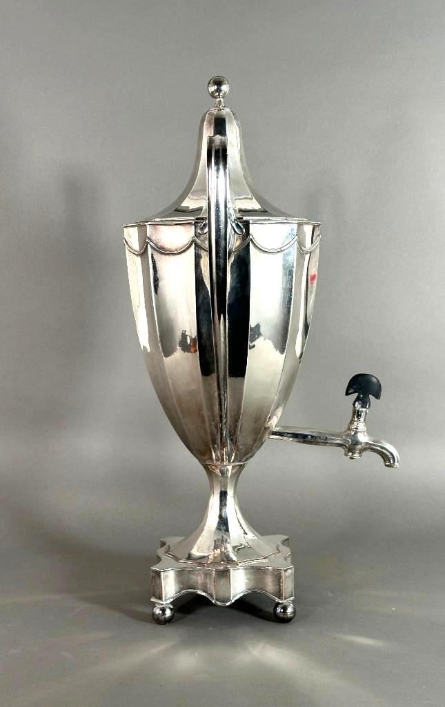 Neo-Classical Silver Plate Coffee Urn (1 of 6)