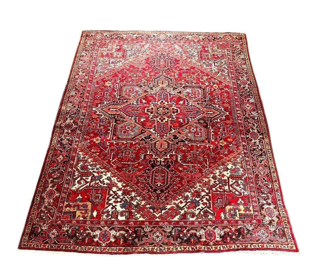 Persian Wool Carpet, Heriz, 12'5 x 9'3 (1 of 10)