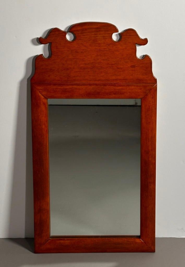 Country Chippendale Pine Mirror, Modern (1 of 4)