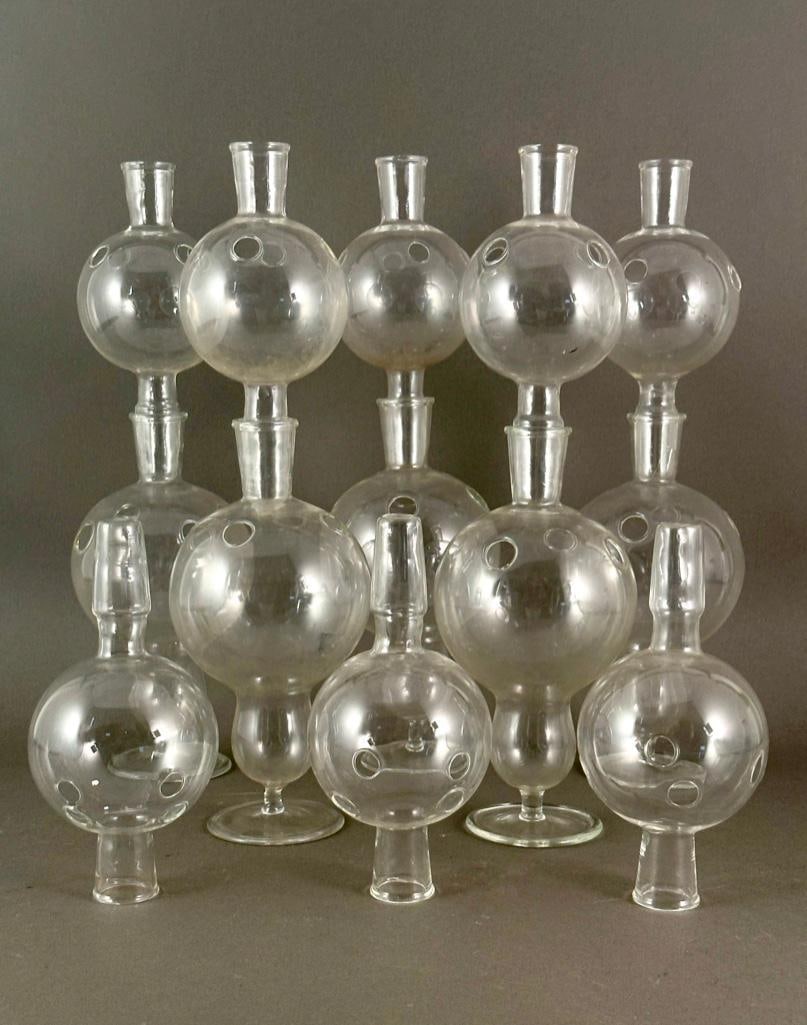 Five Blown Glass Tulipieres, Modern (1 of 9)