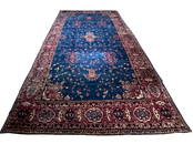 Fine Persian Blue Kerman Carpet 16' x 9'