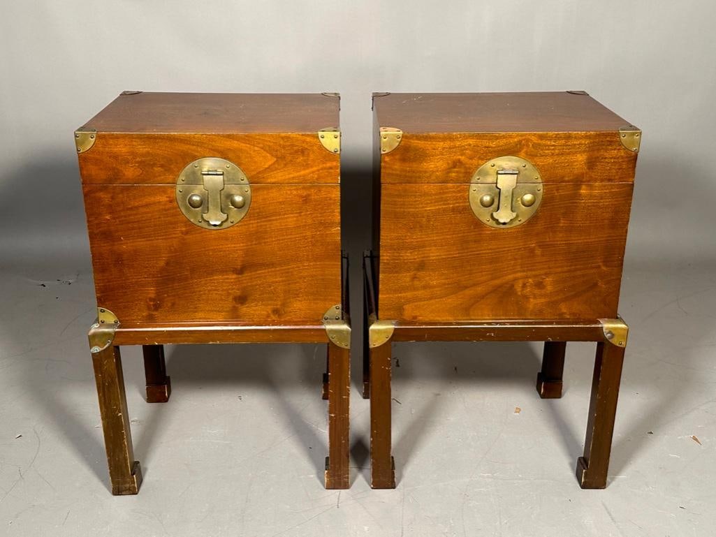 Pair of Chinese Chests on Stands (1 of 6)