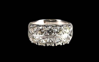 Ten Stone Diamond Band