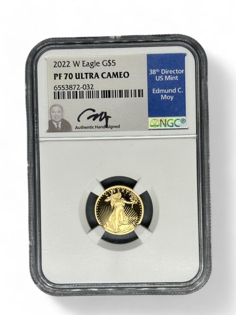 $5 US Gold 2022 Coin (1 of 2)
