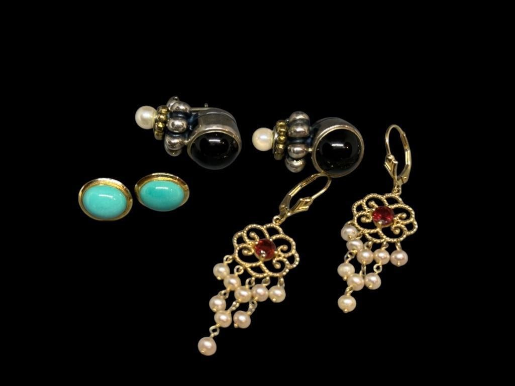 Three Pairs of Earrings (1 of 2)