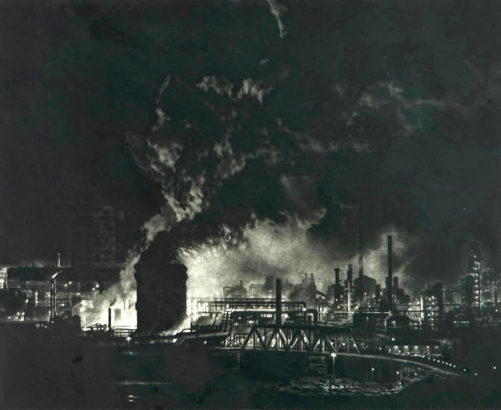 Craig McPherson Mezzotint, "Clairton" (1 of 11)