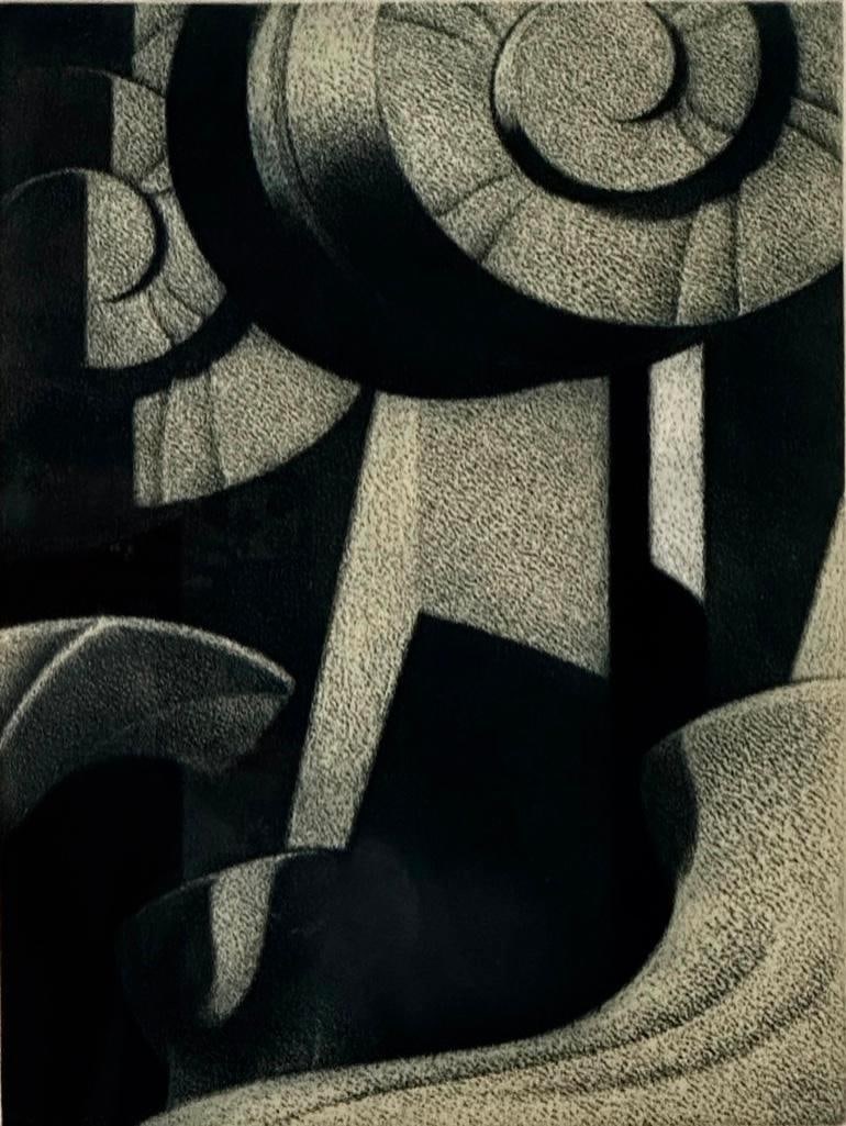 Hugh Kepets Aquatint, "Met Gates II" (1 of 7)