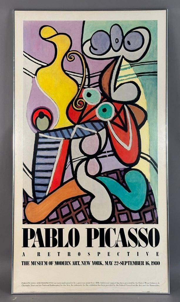 Framed Pablo Picasso Exhibition Poster (1 of 5)