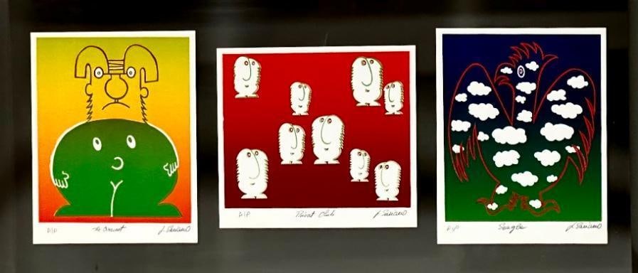 Jean Sariano, Three Lithographs (1 of 7)