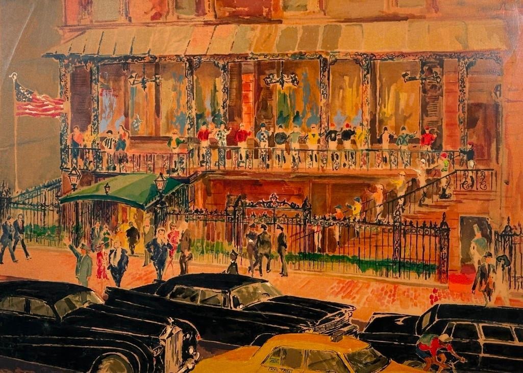 Leroy Nieman Serigraph, "21 Club" (1 of 10)