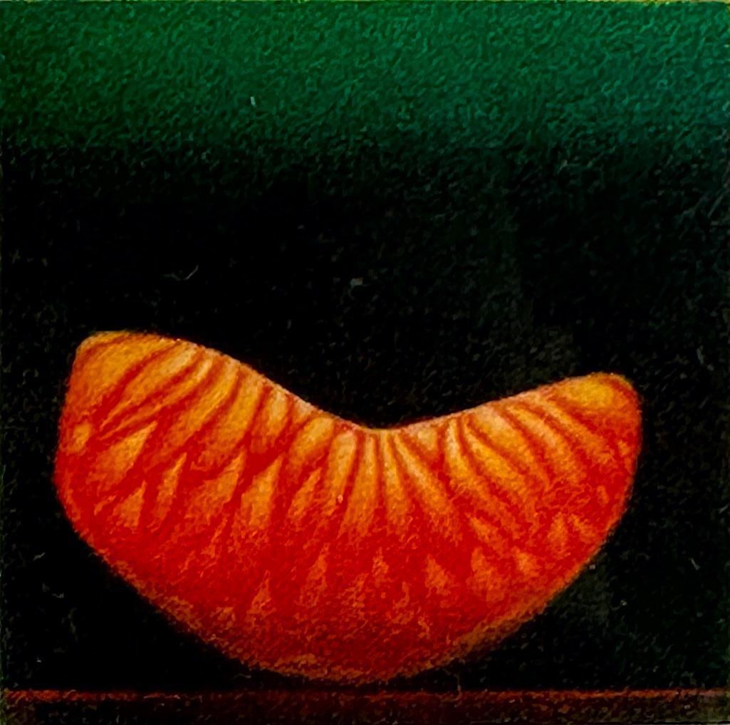 Joop Vegter Mezzotint, "Part of Mandarin" (1 of 5)