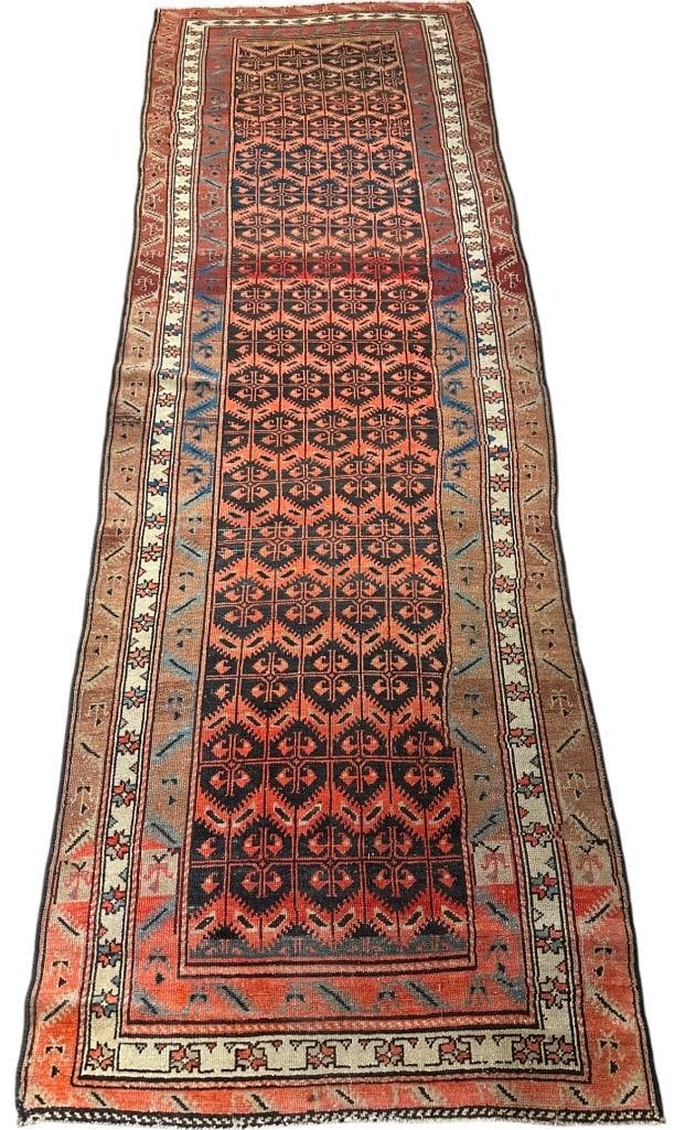 Antique Kurdish Runner 10'9" x 3'9" (1 of 14)