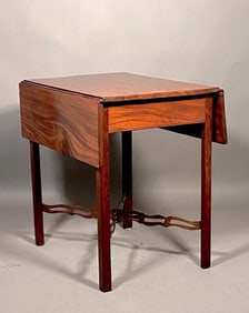 English Georgian Mahogany Pembroke Table, 18thc.