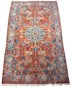 Persian Wool Carpet, Hamadan, 8'3" x 5'4"