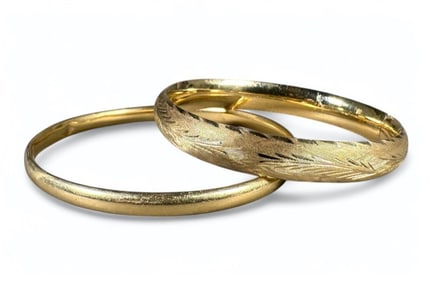 Two Gold Bangles