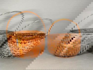 Two Antique Woven Baskets