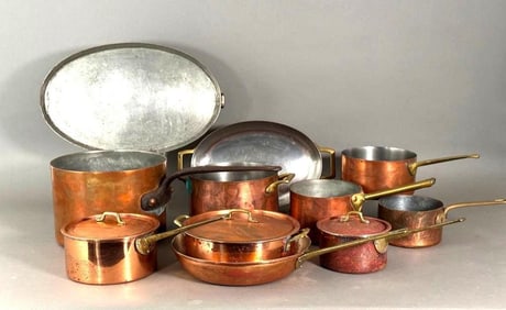 Lot of Copper Cookware