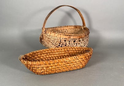 Two Woven Baskets