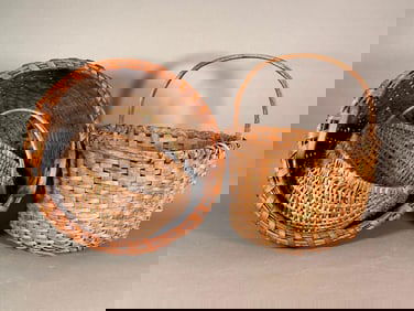 Three Antique Woven Baskets