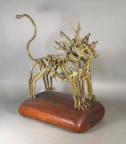 Pal Kepenyes Bronze Sculpture, Large Lion