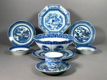 Assorted Chinese Blue and White Porcelain