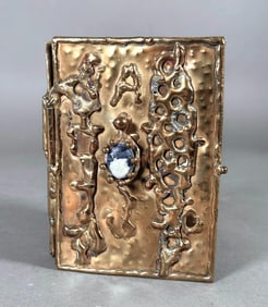Pal Kepenyes Brass and Mixed Media Sculpture, Surealist Book