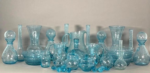Group of Assorted Verrerie de Biot Glass