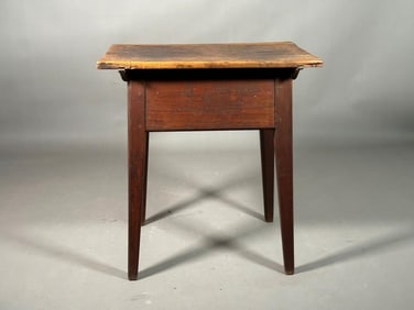 American Primitive Work Table, 19thc.