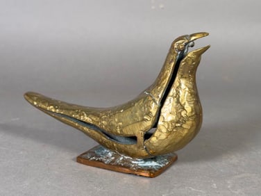 Pal Kepenyes Brass Sculpture, Bird