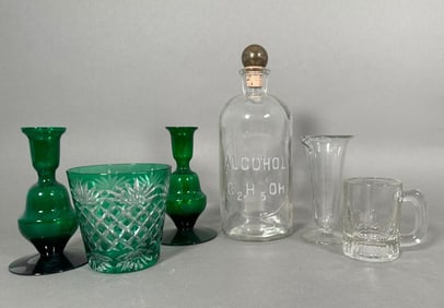 Assorted Antique Glass