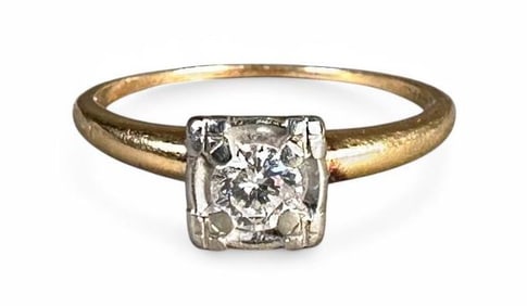 Antique .25 Carat Diamond Ring