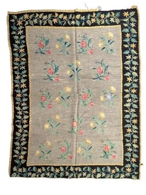 Antique Woven Wool Bessarabian Kilim 5' x 6'4"