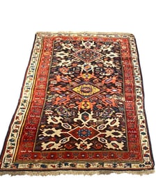Antique Caucasian Carpet 5'4" x 3'6"
