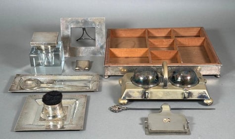 Lot of Silver Desk Accessories, American, Early 20thc.