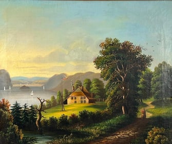 19thc. American School, George Washington's Headquarters, Newburgh, New York