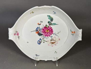 Continental or German Porcelain Serving Dish, 18thc.