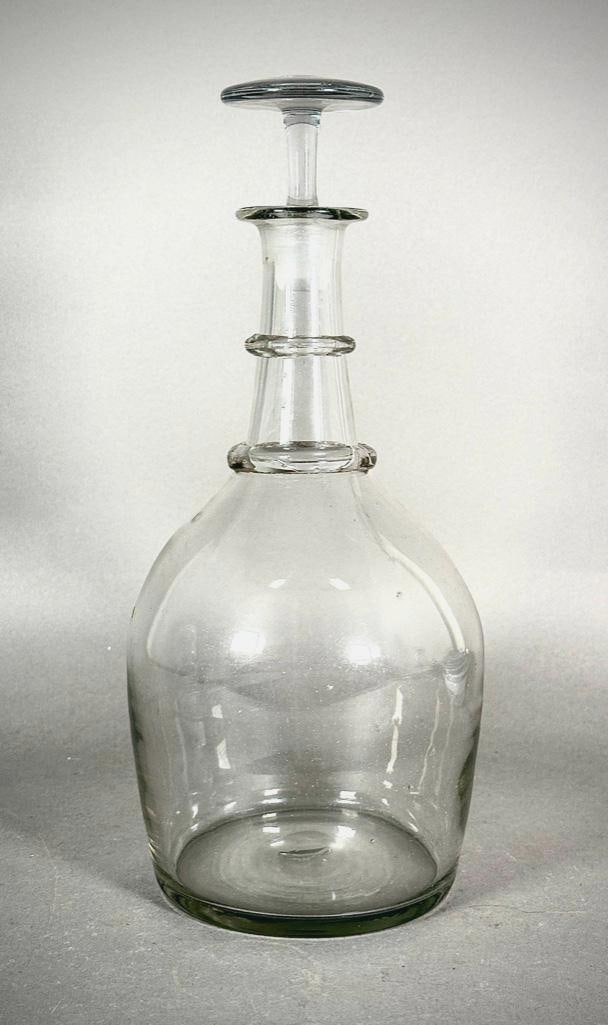 Oversized English Georgian Lead Glass Decanter (1 of 4)