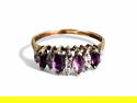 Vintage Amethyst and Diamond Ring