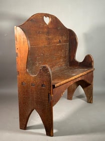 American Pine Settle Bench