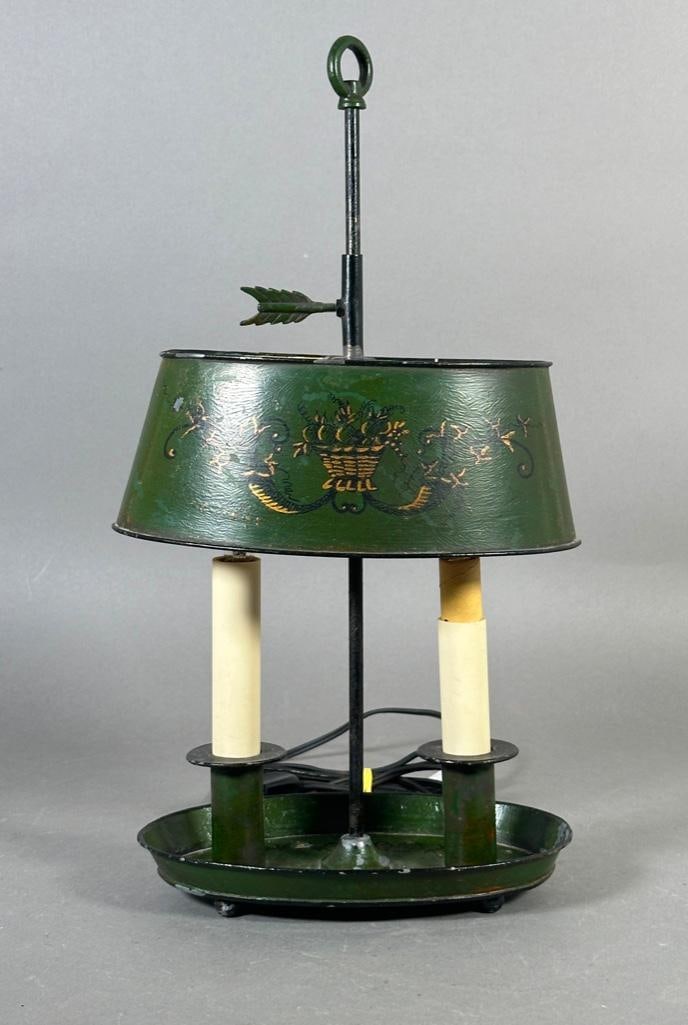 A Tole Painted Lamp (1 of 7)